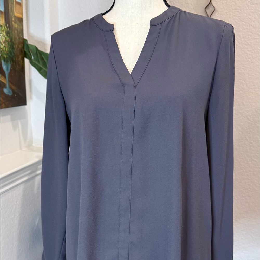 Dark Gray blouse, size SMALL, by Jennifer Lopez. In EUC.